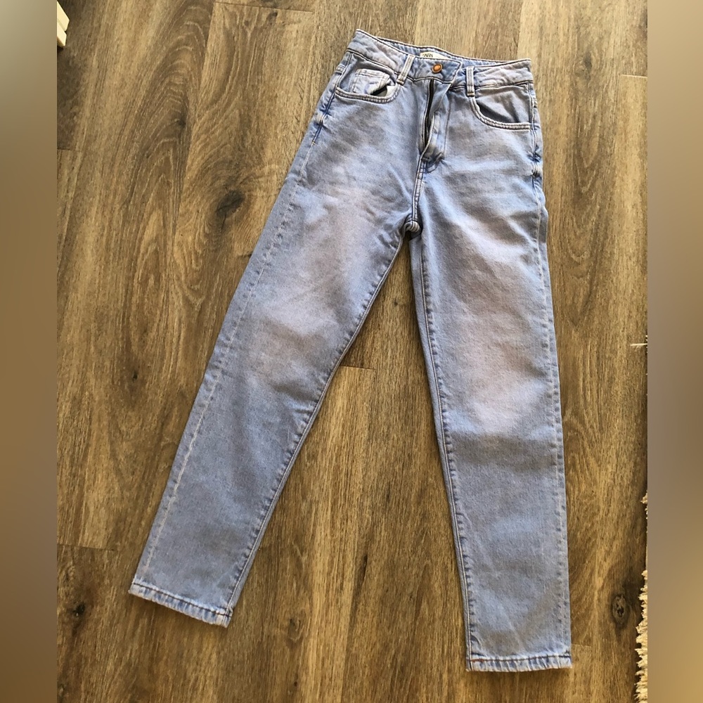 ZARA Women’s Denim collection zara high-waist Jean size:2 (US)